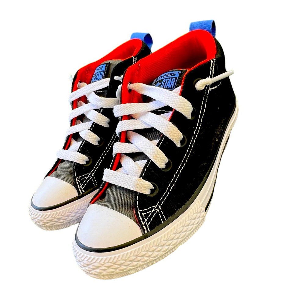 New Converse Black No Tie High Top